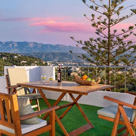 Sunset Home With Sea View Ханя Екстериор снимка