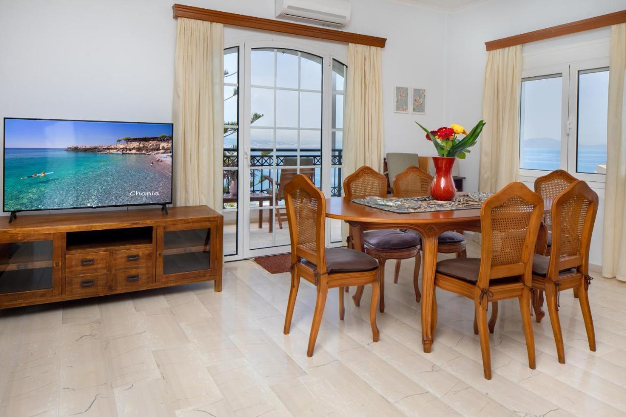 Sunset Home With Sea View Ханя Екстериор снимка