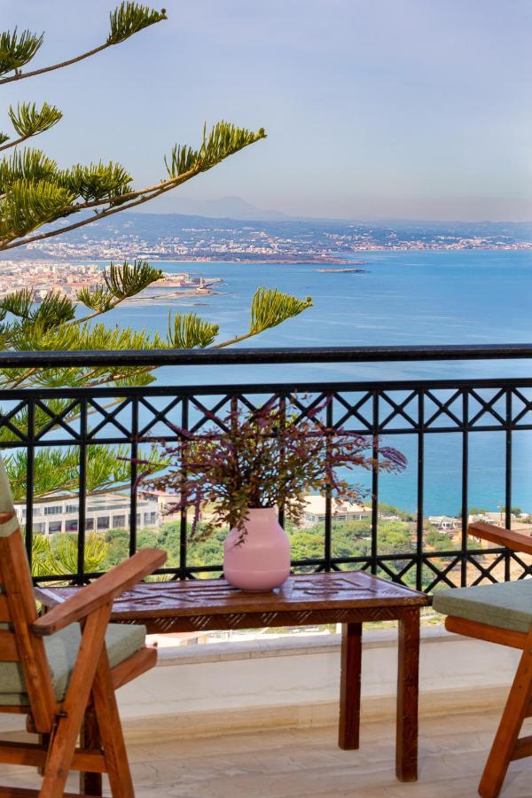 Sunset Home With Sea View Ханя Екстериор снимка